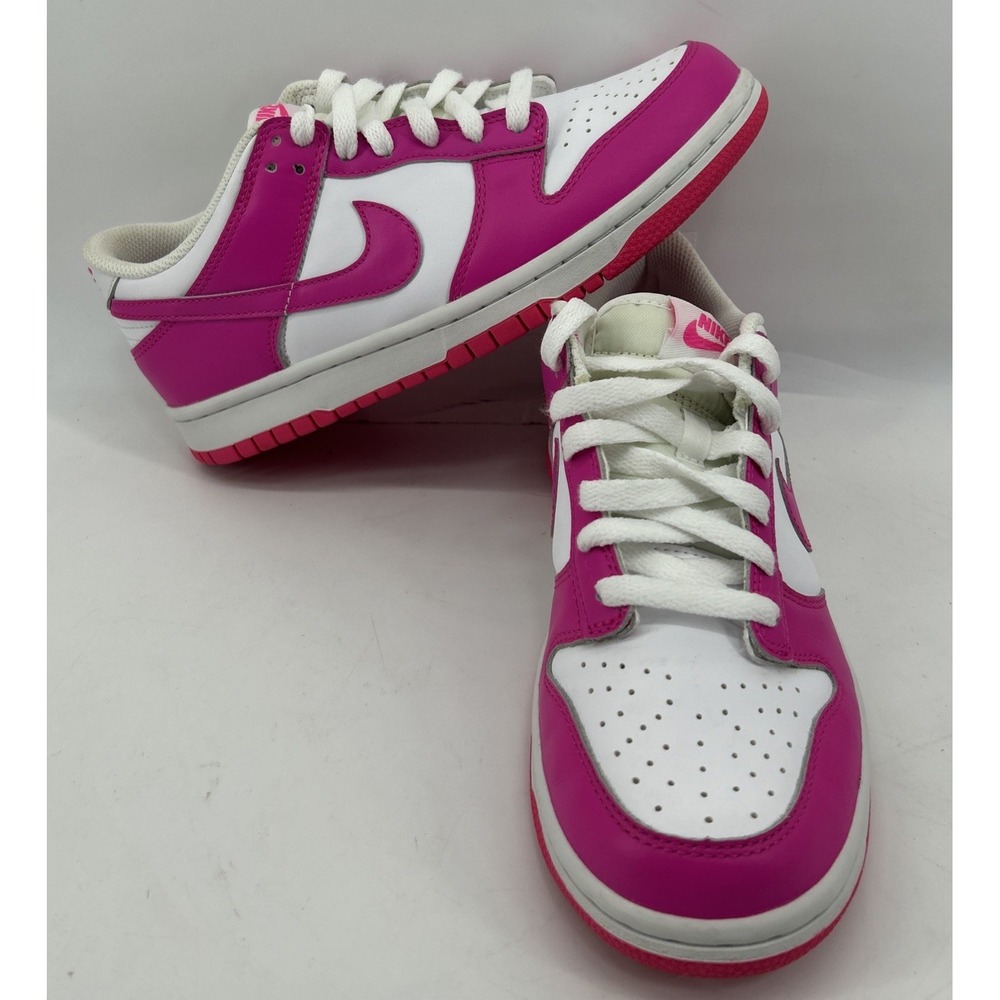 Nike Dunk Low Laser Fuchsia Pink GS FB9109-102 Boys Size 6.5Y New
